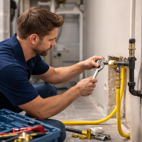 gas line install