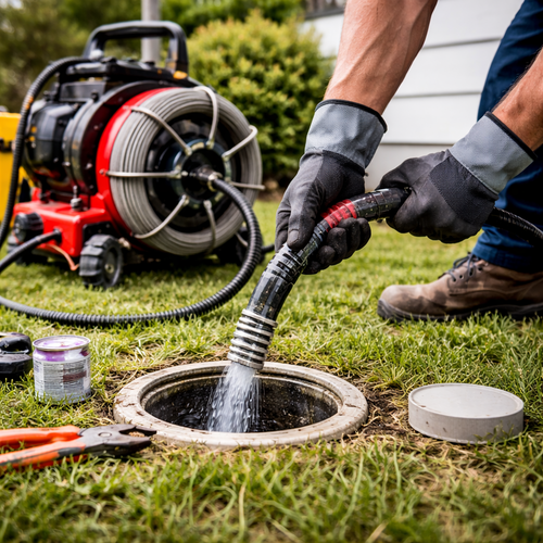 sewer line cleaning