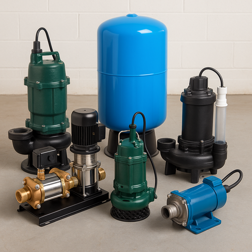 types of plumbing pumps